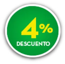 Botón 4% de descuento